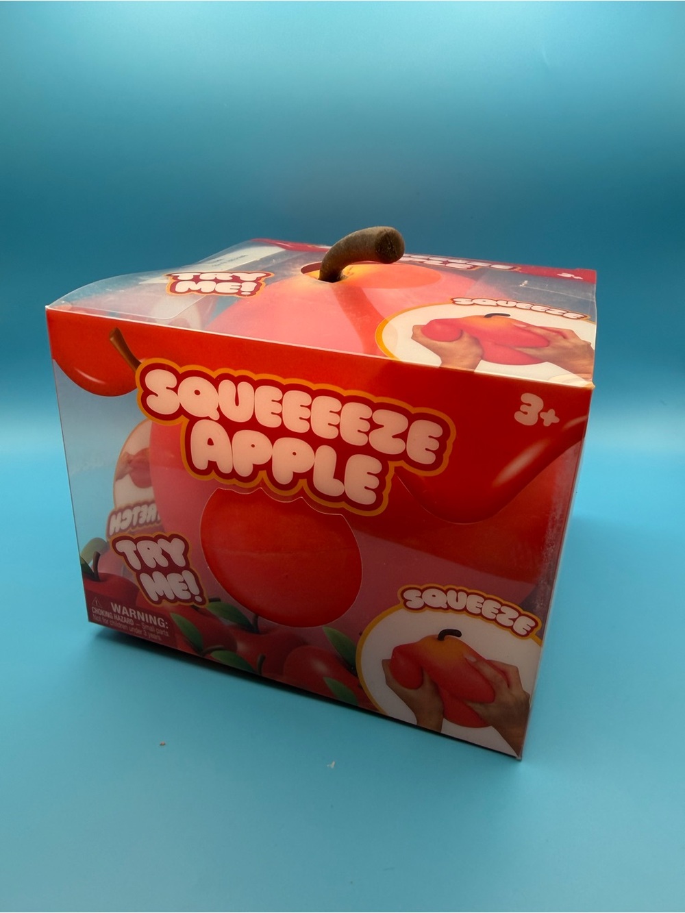 Squishy Red Apple Kids Sensory Toy - Red
